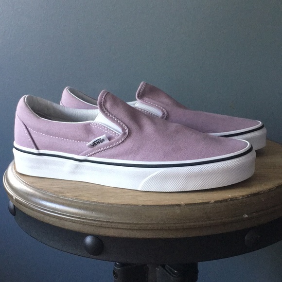 purple slip on vans womens